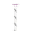 flettet tovværk 10 mm x 25 m polyester hvid