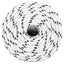 flettet tovværk 12 mm x 25 m polyester hvid