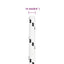 flettet tovværk 14 mm x 25 m polyester hvid