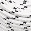 flettet tovværk 14 mm x 100 m polyester hvid
