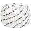 flettet tovværk 18 mm x 25 m polyester hvid