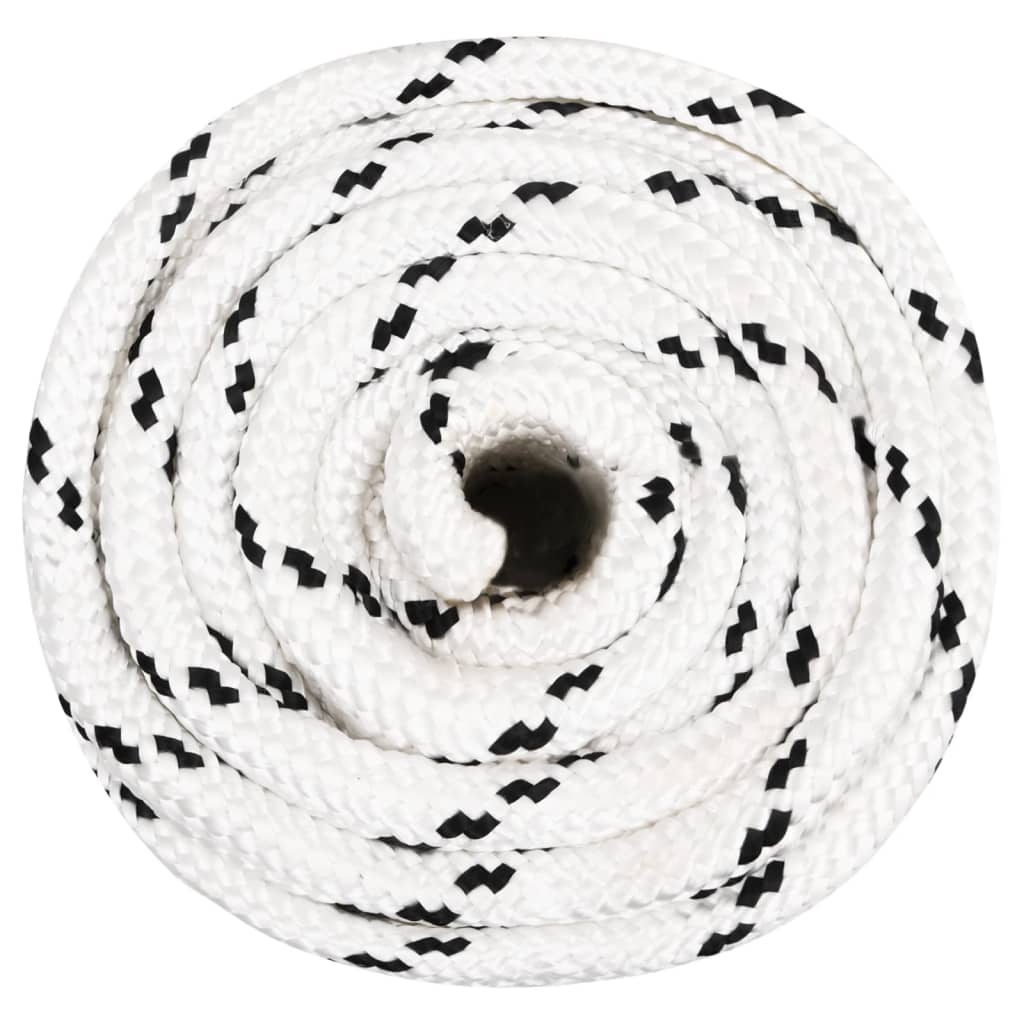 arbejdsreb 18 mm 50 m polyester hvid