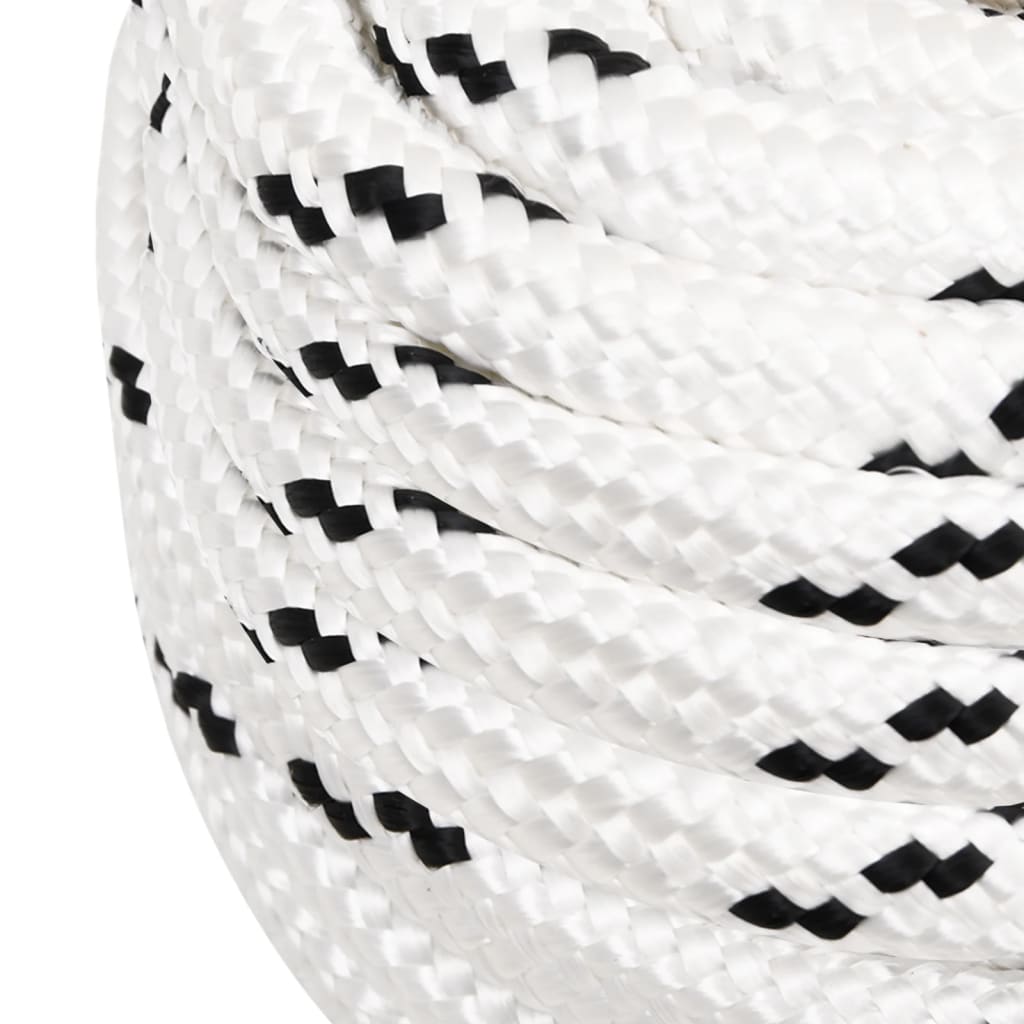 arbejdsreb 18 mm 100 m polyester hvid