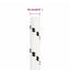arbejdsreb 20 mm 25 m polyester hvid