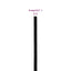 arbejdsreb 6 mm 250 m polyester sort
