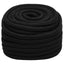 arbejdsreb 20 mm 25 m polyester sort