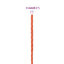 arbejdsreb 3 mm 50 m polypropylen orange
