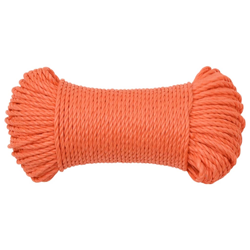 arbejdsreb 3 mm 250 m polypropylen orange