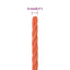 arbejdsreb 8 mm 250 m polypropylen orange