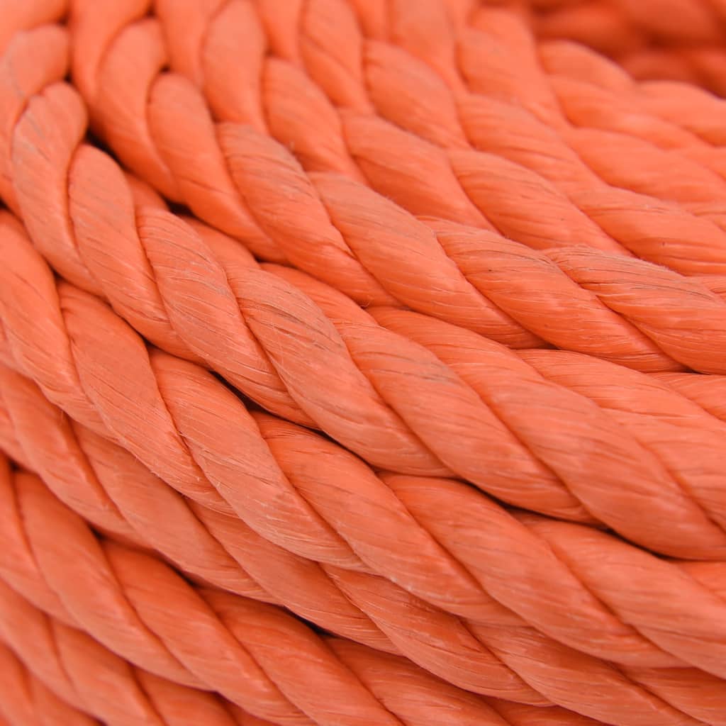 arbejdsreb 12 mm 50 m polypropylen orange