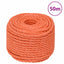 arbejdsreb 14 mm 50 m polypropylen orange