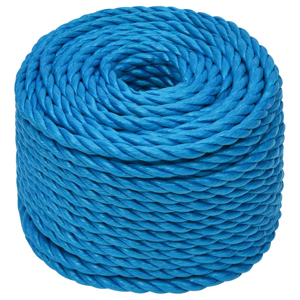 arbejdsreb 16 mm 25 m polypropylen blå