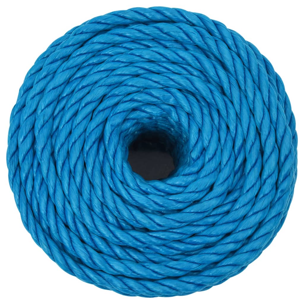 arbejdsreb 16 mm 50 m polypropylen blå
