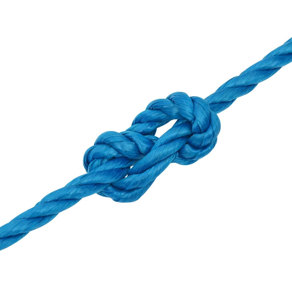 arbejdsreb 16 mm 50 m polypropylen blå