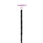 arbejdsreb 3 mm 25 m polypropylen sort