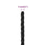 arbejdsreb 6 mm 50 m polypropylen sort