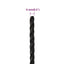 arbejdsreb 6 mm 500 m polypropylen sort