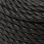 arbejdsreb 16 mm 100 m polypropylen sort