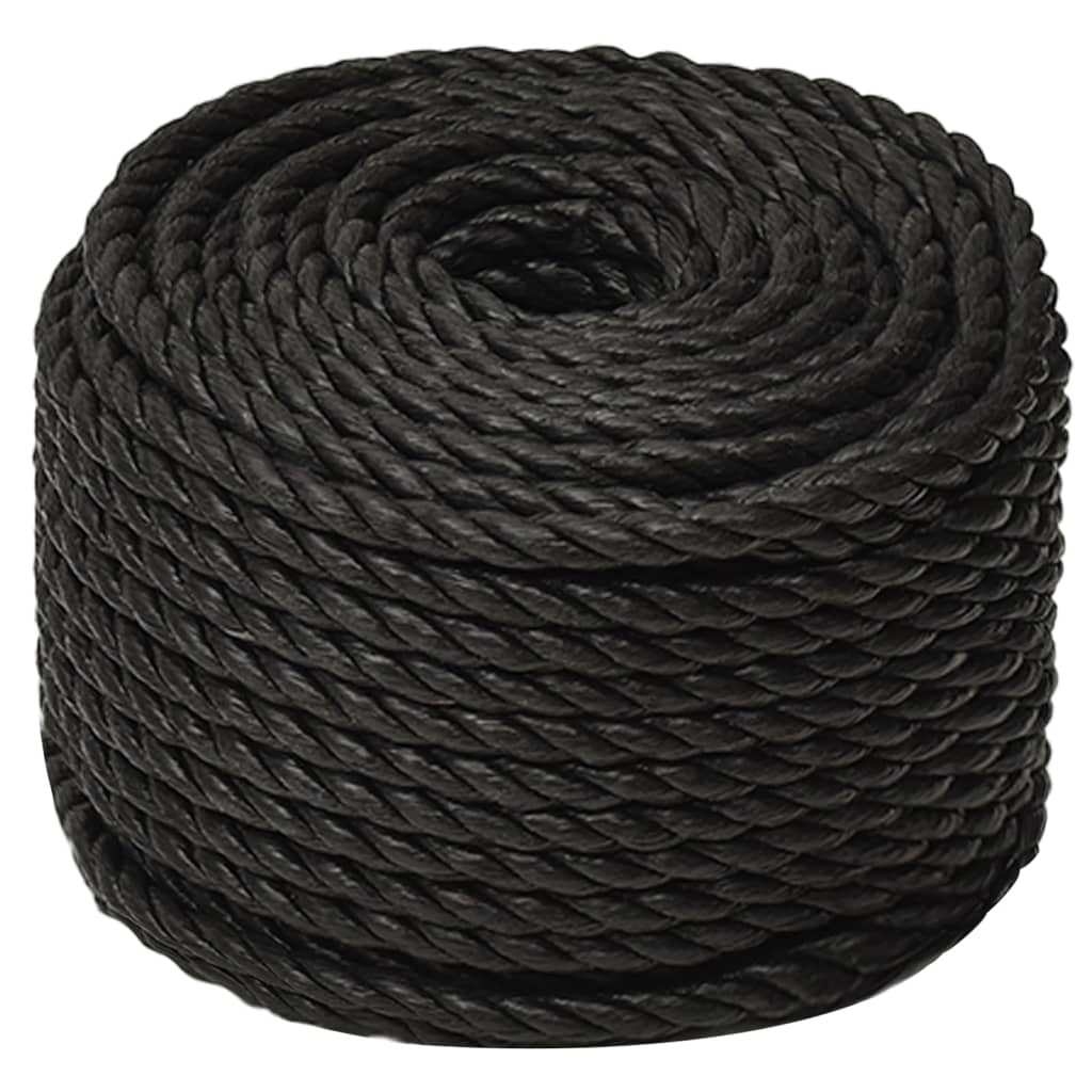 arbejdsreb 24 mm 50 m polypropylen sort