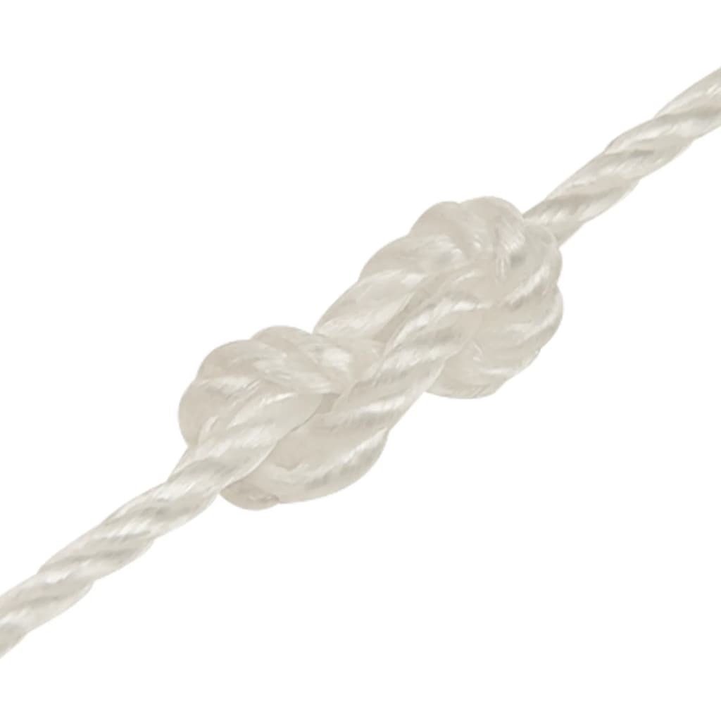 arbejdsreb 3 mm 25 m polypropylen hvid