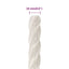 arbejdsreb 16 mm 250 m polypropylen hvid