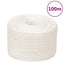 arbejdsreb 20 mm 100 m polypropylen hvid
