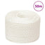 arbejdsreb 24 mm 50 m polypropylen hvid