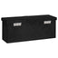 opbevaringskasse 50x15x20,5 cm aluminium sort