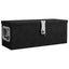 opbevaringskasse 60x23,5x23 cm aluminium sort