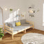 daybed uden madras 90x190 cm massivt fyrretræ