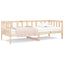daybed uden madras 90x190 cm massivt fyrretræ