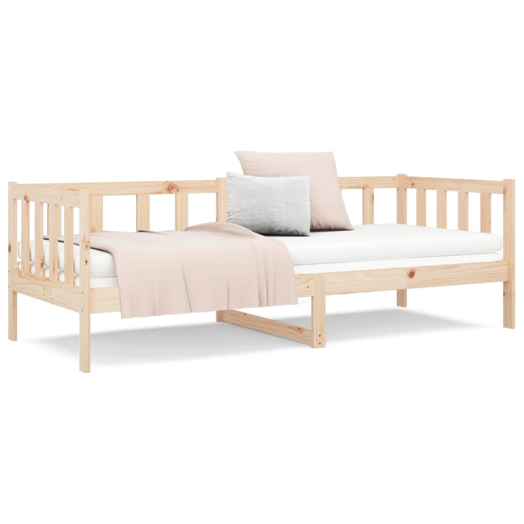 daybed uden madras 90x190 cm massivt fyrretræ