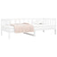 daybed uden madras 90x190 cm massivt fyrretræ hvid