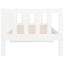 daybed uden madras 80x200 cm massivt fyrretræ hvid