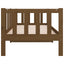 daybed 80x200 cm massivt fyrretræ gyldenbrun
