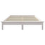 sengeramme 160x200 cm massivt fyrretræ hvid