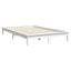 sengeramme 180x200 cm massivt fyrretræ hvid