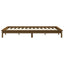 sengeramme 180x200 cm Super King massivt fyrretræ gyldenbrun