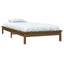sengeramme 90x190 cm Single massivt fyrretræ gyldenbrun