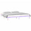 sengeramme med LED 180x200 cm super kingsize massivt træ