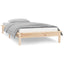sengeramme med LED 75x190 cm Small Single massivt træ