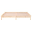 sengeramme med LED-lys 120x190 cm Small Double massivt træ