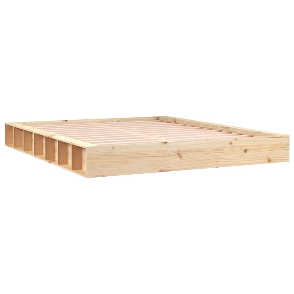 sengeramme 150x200 cm King Size massivt træ