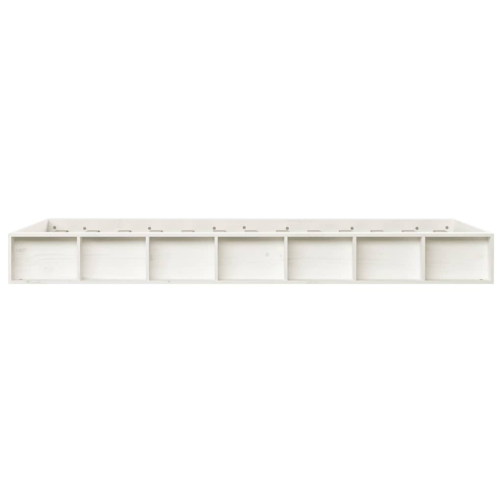 sengeramme 100x200 cm massivt træ hvid
