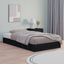 sengeramme 75x190 cm Small Single massivt træ sort