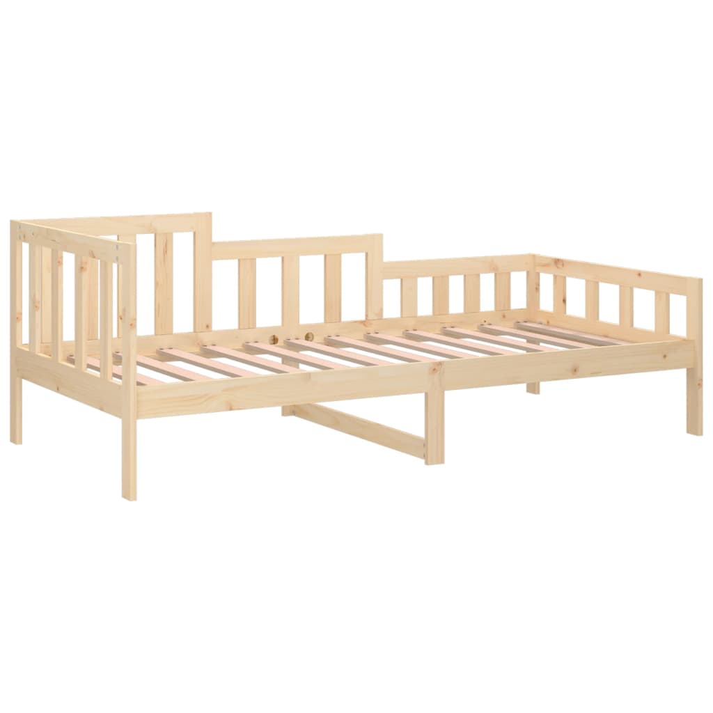 daybed uden madras 90x200 cm massivt fyrretræ