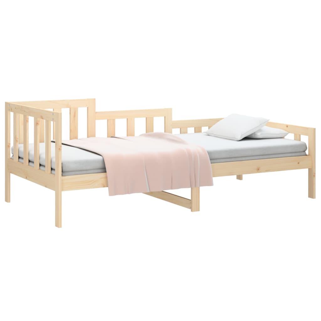 daybed uden madras 90x190 cm massivt fyrretræ
