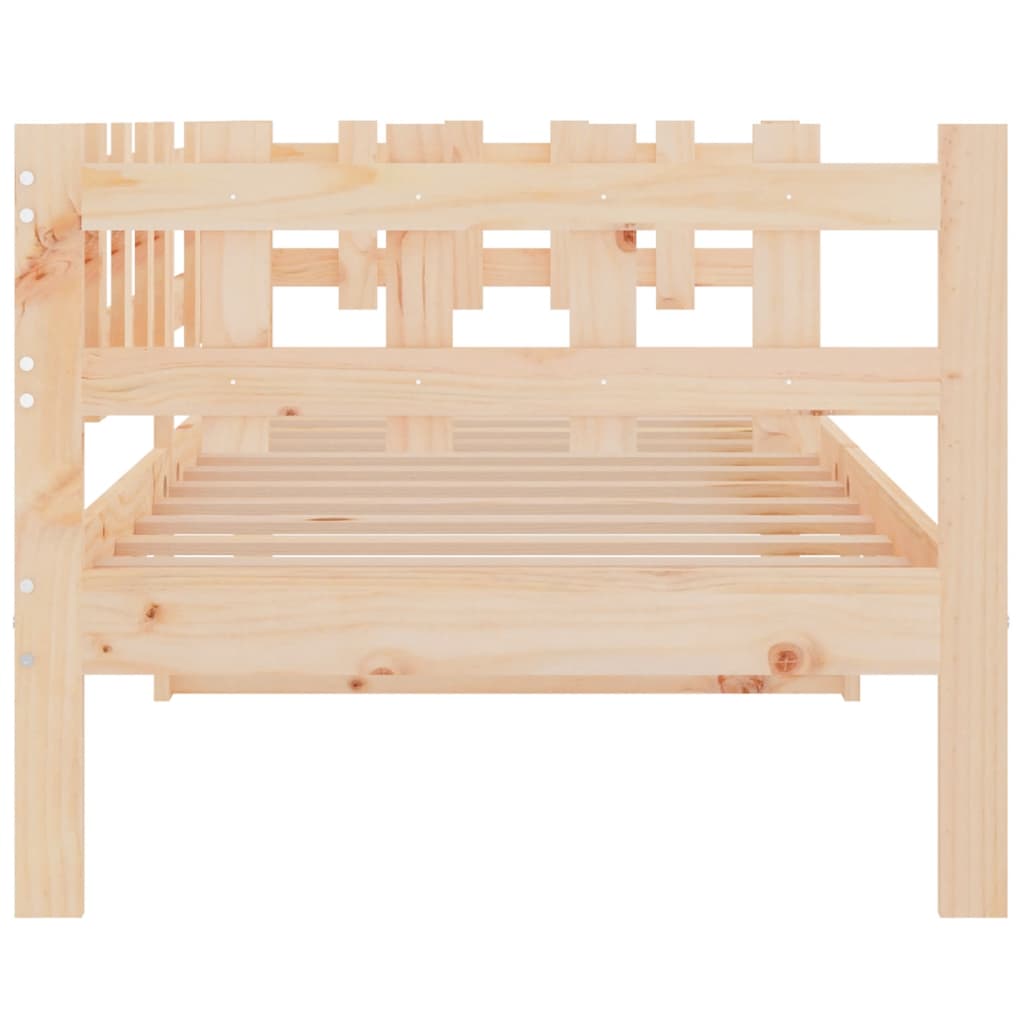 daybed uden madras 90x200 cm massivt fyrretræ