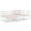 daybed uden madras 90x200 cm massivt fyrretræ hvid