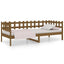 daybed 90x200 cm massivt fyrretræ gyldenbrun